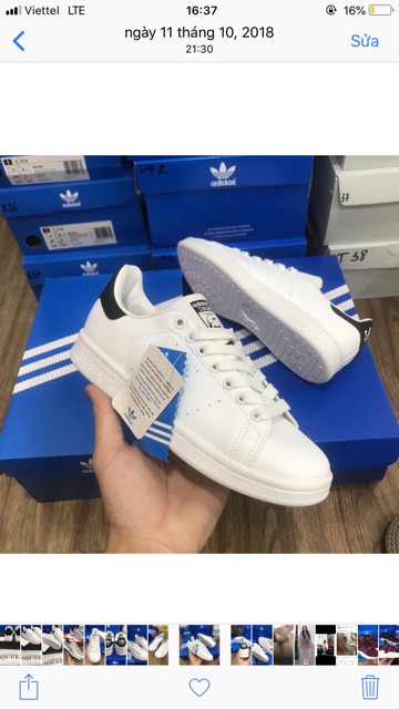 XẢ HÀNG HOT XẢ KHO THANH LÝ - RẺ Giày Stan smith đen Nam Nữ | Sale Rẻ | Có Sẵn 2020 . BÁN RẺ 👟 :)) , " ~ $ .