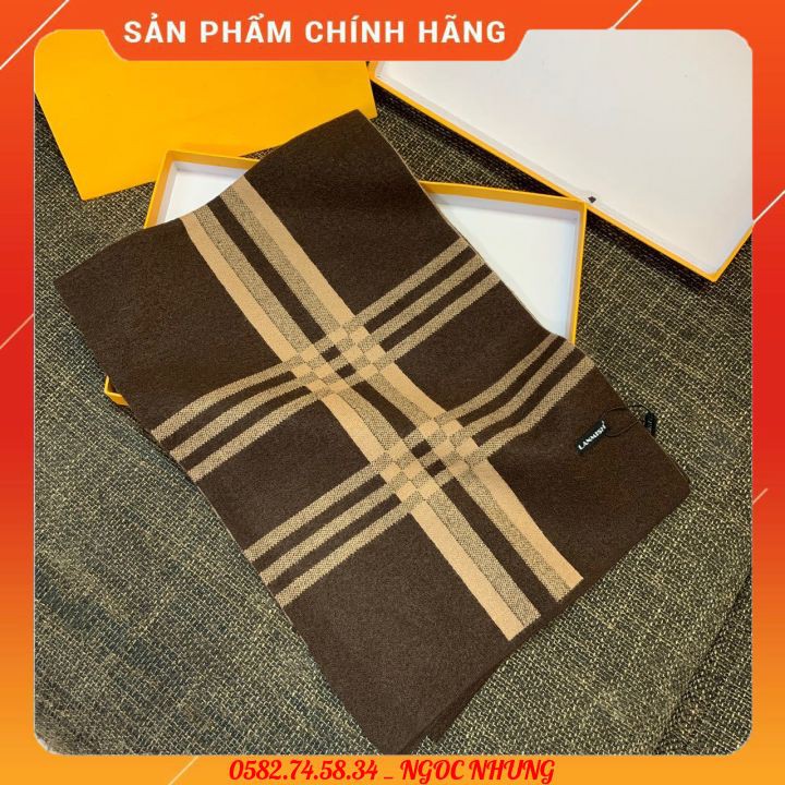 [MẪU 2021] Khăn Len Nam Choàng Cổ Thời Trang Cao Cấp Kích Thước 180x60cm