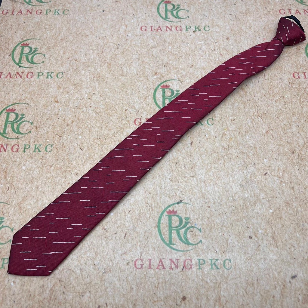 Cà vạt nam thắt sẵn 6cm dễ dùng Công sở thanh niên TP HCM 2022 Giangpkc  Phụ kiện cưới Giang