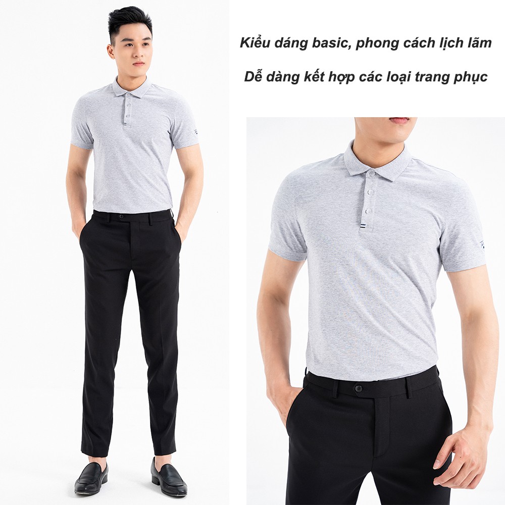 [Mã MABR07021 giảm 10% đơn 99k] Áo thun nam có cổ Biluxury áo polo kháng khuẩn basic trẻ trung 4APCT117