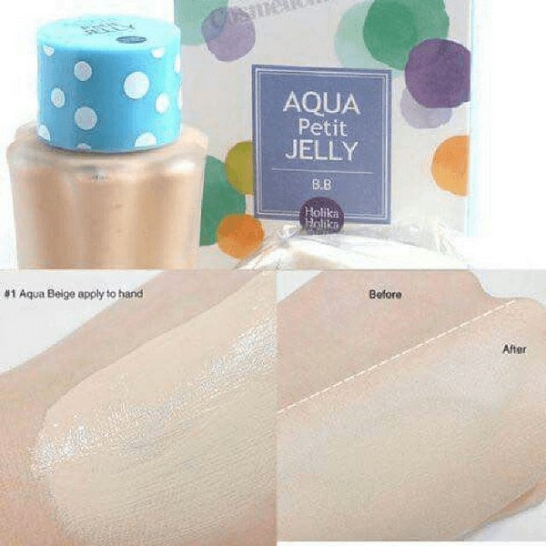 Kem Nền BB Thạch Holika Holika Aqua Petit Jelly BB Cream SPF20 PA++ 40ml, kiềm dầu che phủ tự nhiên - Mị Đẹp Authentic