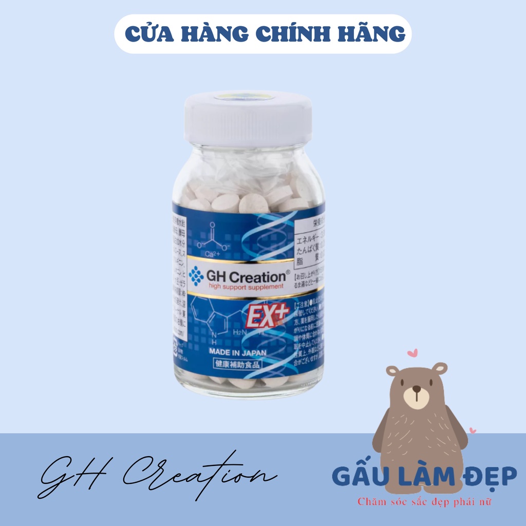 Viên Uống Hỗ Trợ Tăng Chiều Cao GH Creation EX+ Nhật Bản