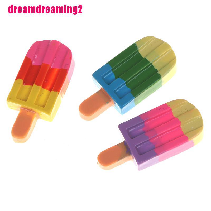 Bộ 5 Que Kem Mini Nhiều Màu Tỉ Lệ 1: 12 Dùng Trang Trí Nhà Cửa