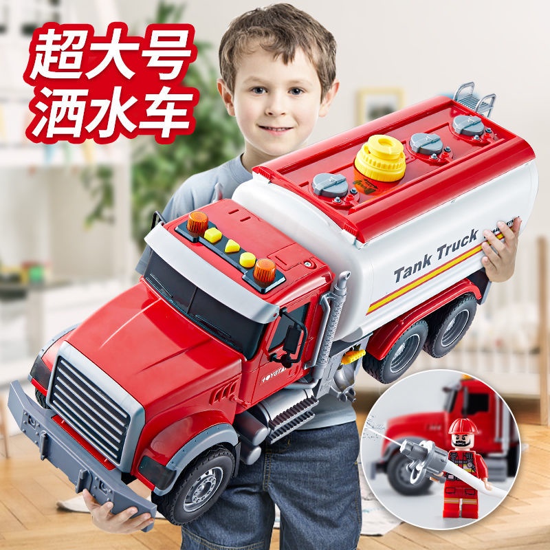 Đồ Chơi Xe Cứu Hỏa Cỡ Lớn Chống Bụi Cho Bé Trai