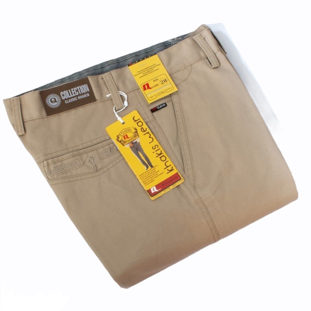 Quần kaki nam trung niên ống đứng chất kaki dày mềm không ra màu không xù lông form rộng thoải mái QKAKI21