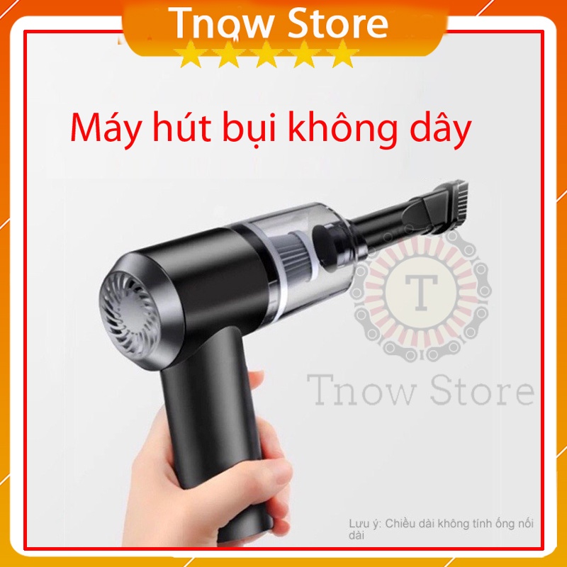Máy hút bụi cầm tay không dây 💥FREESHIP💥 máy hút bụi ô tô giường đa năng lực hút siêu mạnh 6000PA