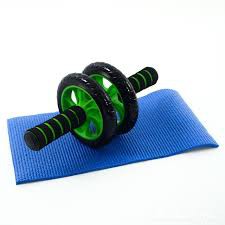 Con lăn 2 bánh tập cơ bụng giảm mỡ - tặng kèm thảm