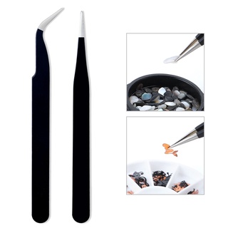 Nhíp gắp đá nail, nhíp gắp charm phụ kiện nail chuyên dụng