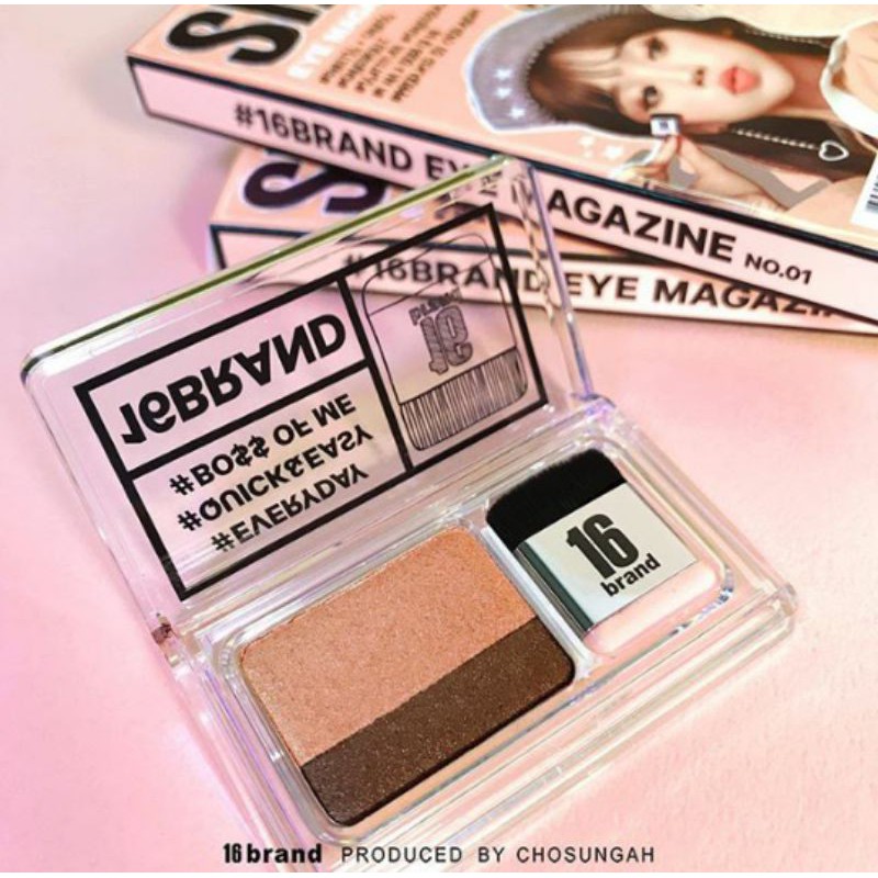 Phấn Mắt 16BRAND Eyeshadow màu #Everyday☕☕☕