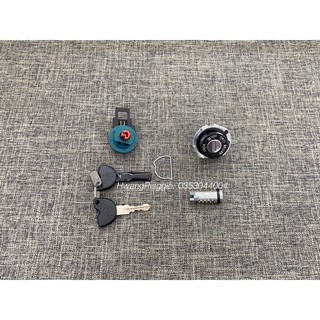 Bộ ổ khoá k từ xe Piaggio Zip, Fly,Lx, Liberty nhập