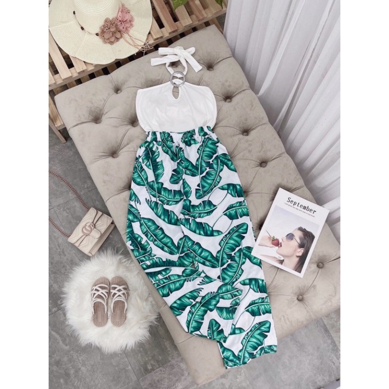 Sét Áo Yếm Quần Xuông Hoa