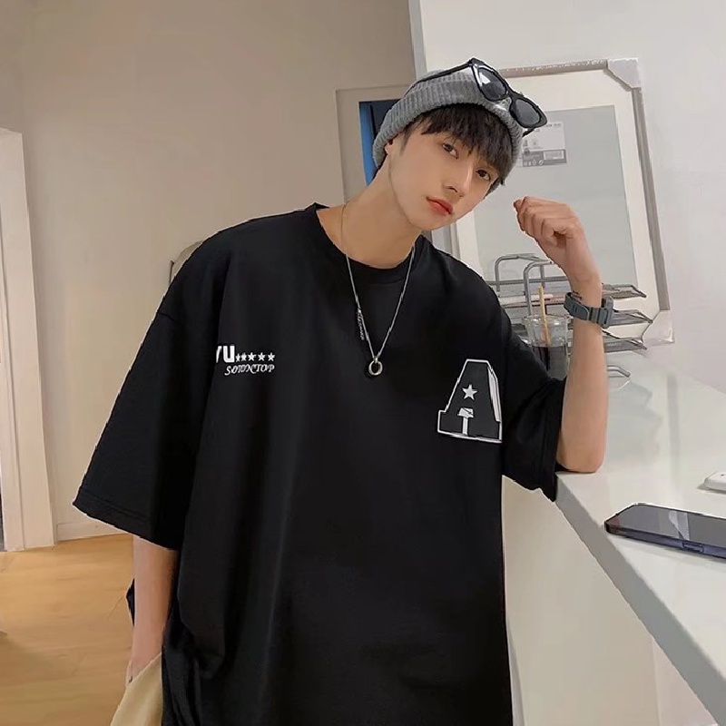 Áo Thun Tay Ngắn Dáng Rộng Thời Trang Mùa Hè Cho Nam Size M-8XL