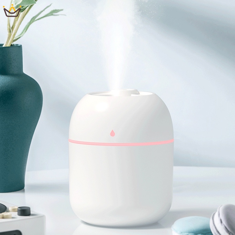 Máy Khuếch Tán Tinh Dầu mini Hình Giọt Nước Có Cổng USB Và Đèn LED 220ml