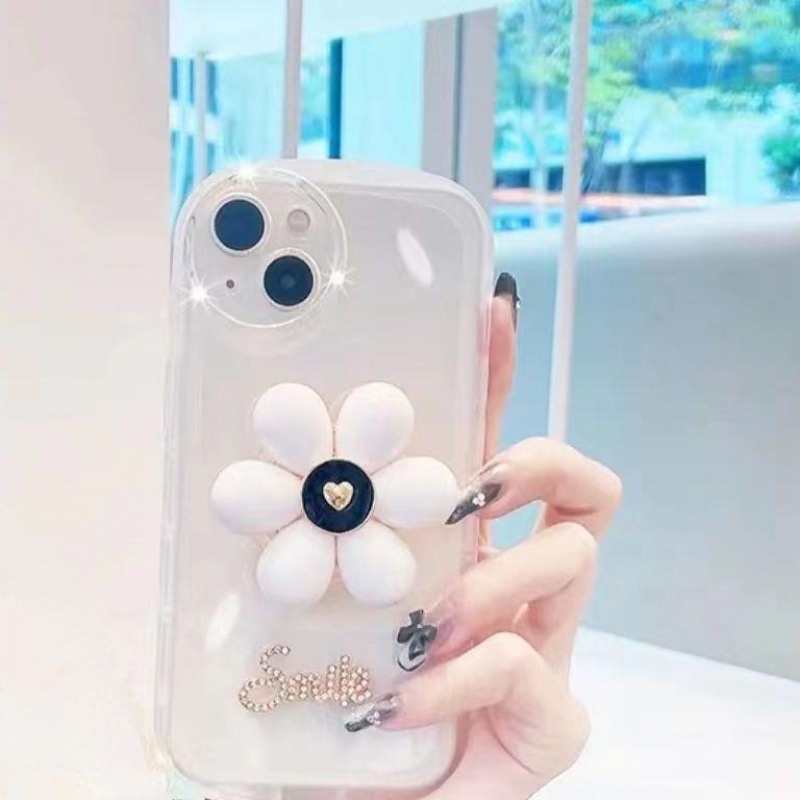 Ốp Điện Thoại TPU Silicon Mềm Trong Suốt Họa Tiết Hoa Cho Iphone 7G 8G SE 2020 7P 8P 14 13 12 11 Pro Max XS Max XR X XS
