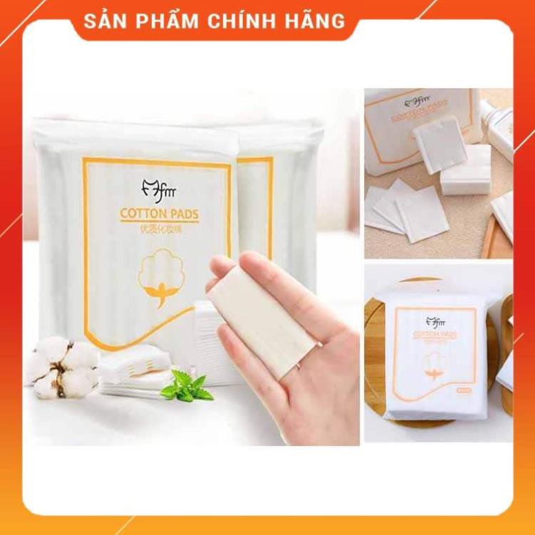 TÚI ZIP 222 MIẾNG BÔNG TẨY TRANG 3 LỚP COTTON PADS (Kho Gia Dụng Ngọc Hân)