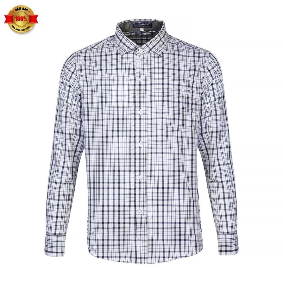 𝐂𝐇𝐈́𝐍𝐇 𝐇𝐀̃𝐍𝐆 Áo sơ mi nam caro cao cấp dài tay TTNTP SMDT086