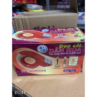 Cắt băng dính Dan Hoa to loại 7cm