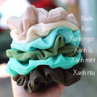 💓 Dây cột tóc mẫu #Scrunchies vải Chiffon