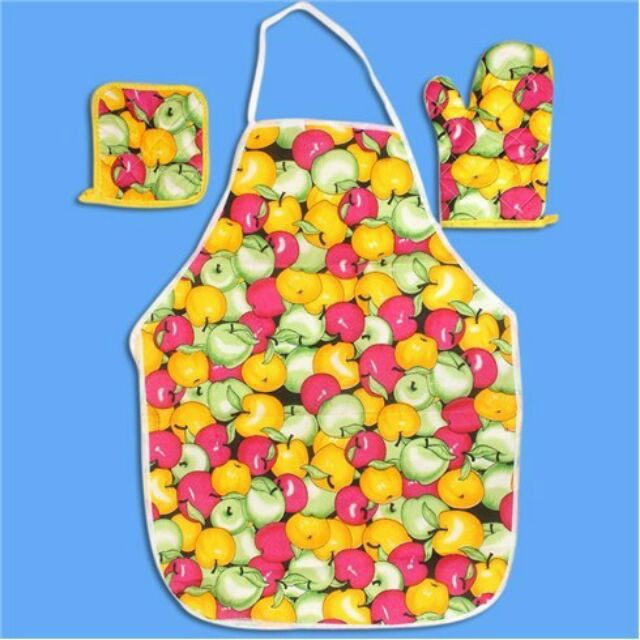 Bộ tạp dề 3 chi tiết siêu tiện dụng cho nhà bếp
