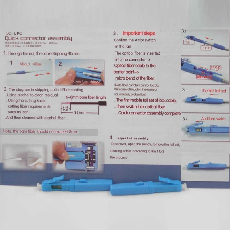 Bộ 10 Đầu Nối Nhanh LC UPC Chuyên Dụng