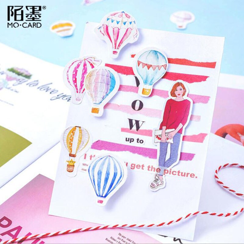 Hộp 46 Miếng Dán Trang Trí Hình Bong Bóng Xinh Xắn