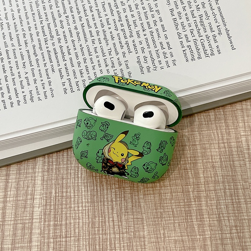 Vỏ Bảo Vệ Hộp Sạc Tai nghe không dây AirPods 1 2 3 Pro inPods i12/i12Pro Hình Pikachu Dễ Thương