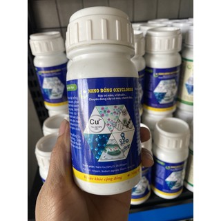Nano đồng oxyclorua HLC đặc trị nấm bệnh, vi khuẩn cho cây trồng chai 500ml