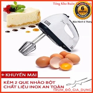 Máy đánh trứng đánh kem nhào bột 7 tốc độ 180W