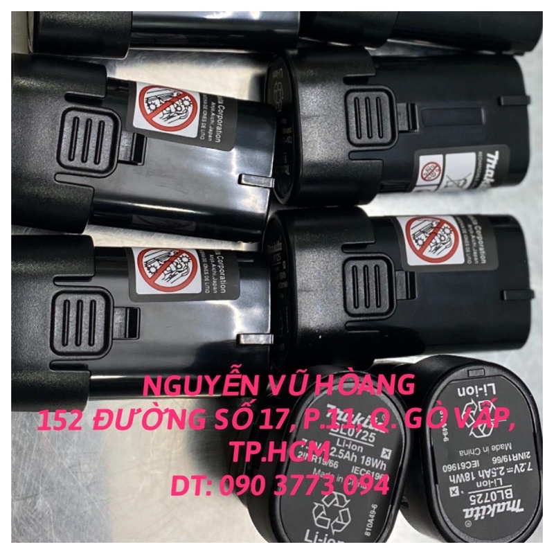 Pin đóng cell china makita 7,2V 3ah