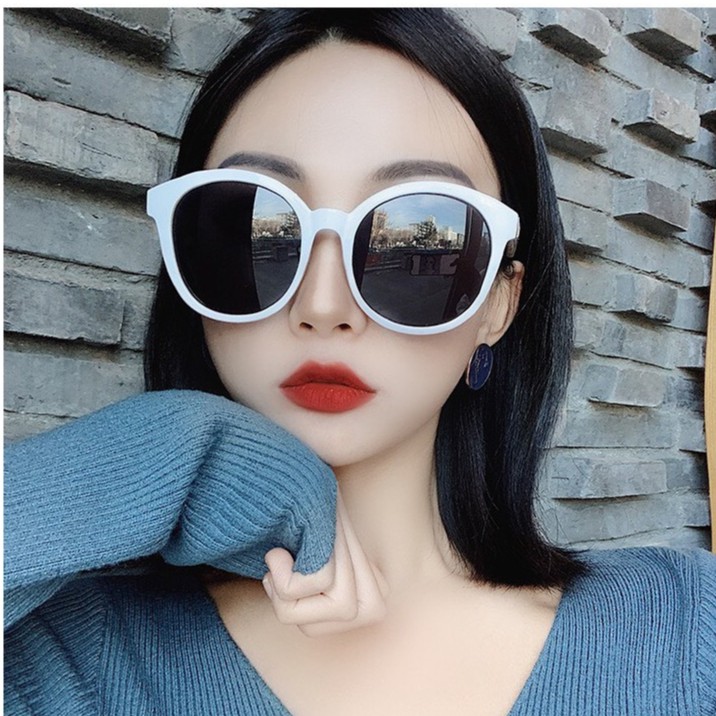 Kính mát thời trang chống nắng đẹp giá rẻ cho nam nữ, kính râm gọng tròn chống tia UV phong cách Ulzzang LUMINA 010