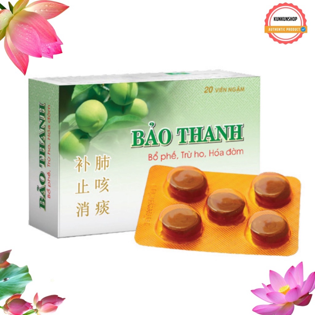 Viên ngậm Bảo Thanh - Vỉ 5 viên