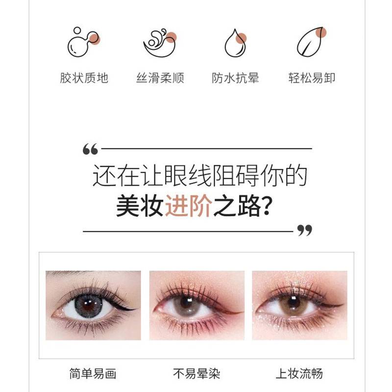 Bút kẻ mắt dạng lỏng nhiều màu sắc chống thấm nước lâu trôi dễ sử dụng