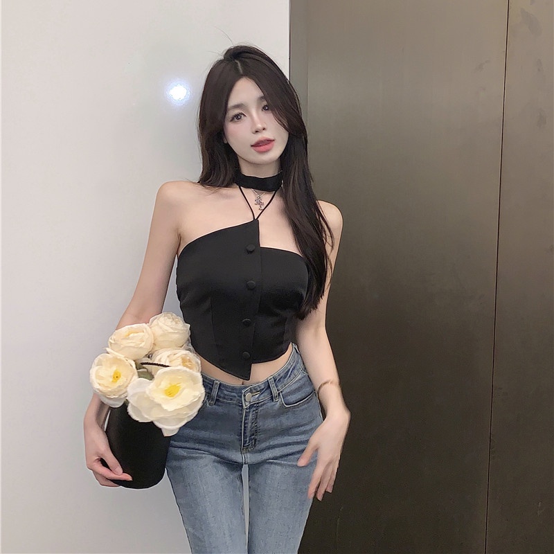 Áo Ống Vạt Lệch Quyến Rũ Thời Trang Dành Cho Nữ