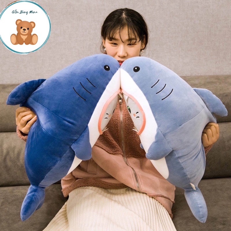 Cá Mập Bông - Cá Mập Mặt Mèo Mềm Mịn - Gấu Bông Mina