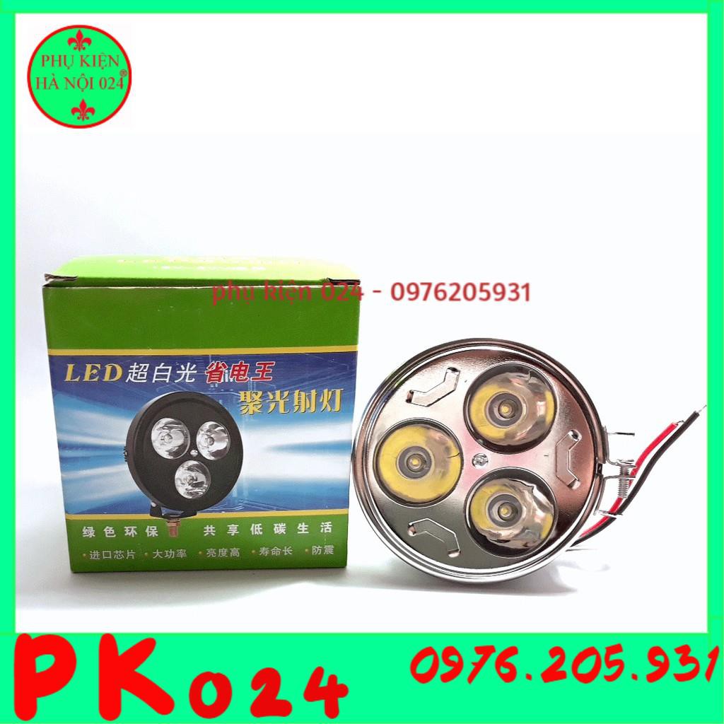 Bộ 2 Bóng LED Trợ Sáng 3 Mắt  RunLai 12-80VDC