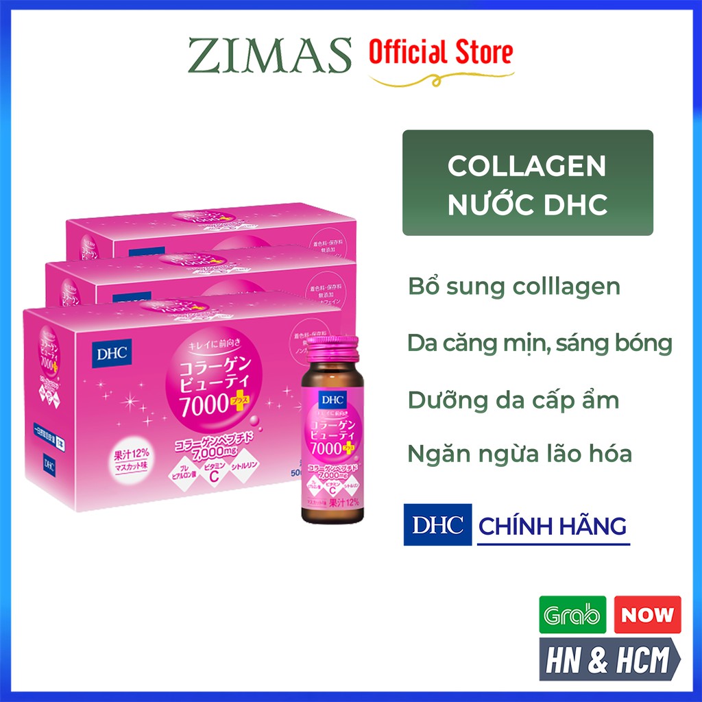 Collagen nước DHC Nhật Bản đẹp da chống lão hóa collagen dạng nước uống SIMI