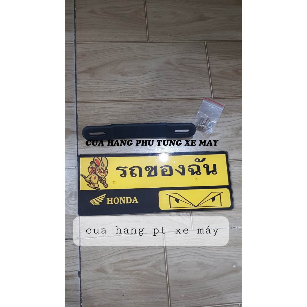 Bảng tên Thái kèm pat gắn các loại xe