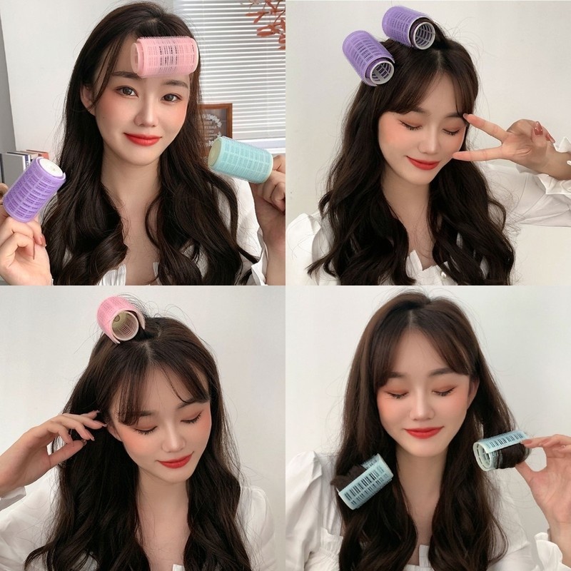 Phụ Kiện Kẹp Tóc Mái Uốn Xoăn Không Làm Tổn Thương Tóc Khi Ngủ Tiện Dụng