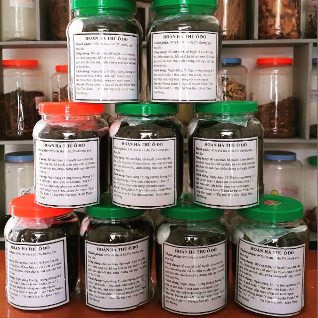 Viên hoàn cứng hà thủ ô đỏ 500g
