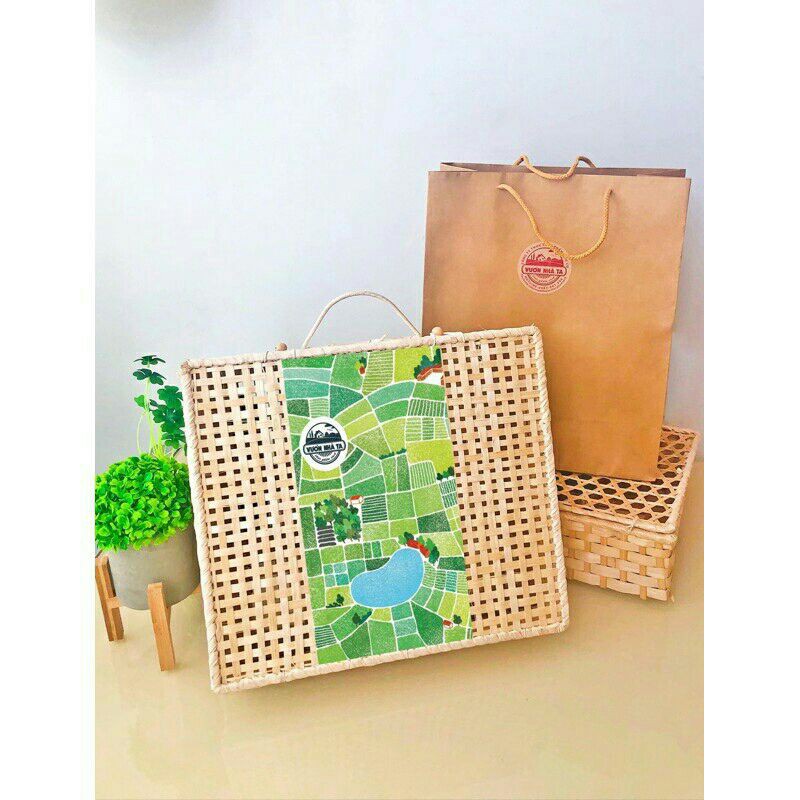 Xưởng sx- Hộp Tre gio tre làn tre mã 0042 - Tre VN