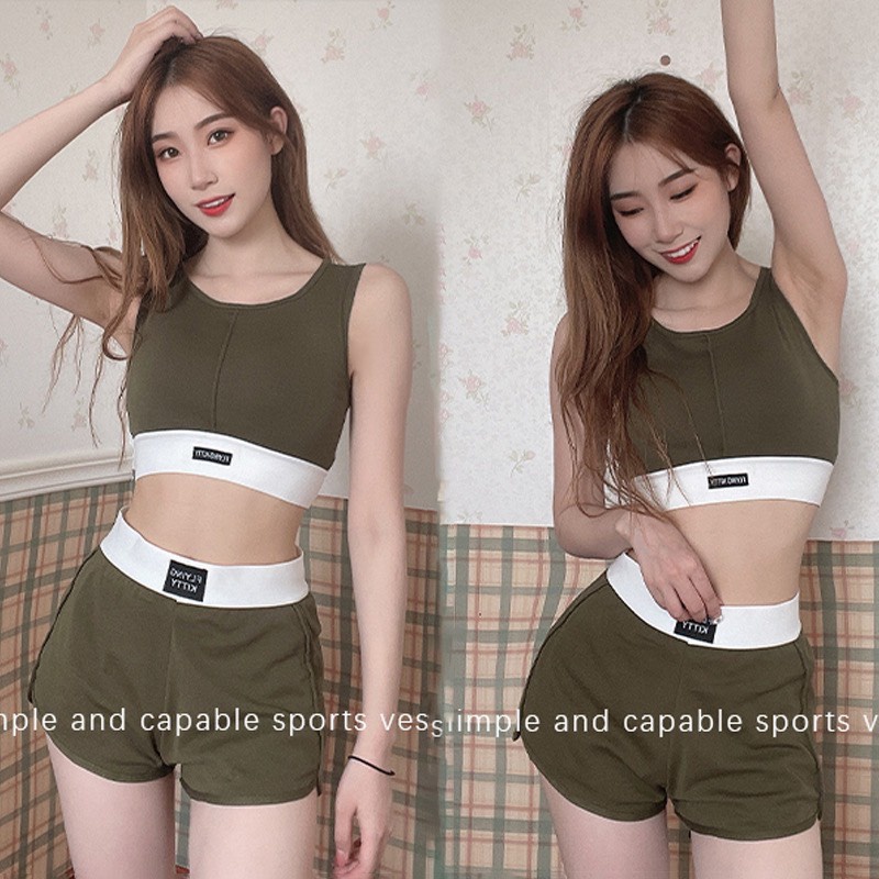 Set Bộ Quần Đùi short Áo balo Thể Thao Nữ  (Đồ Tập Gym, Yoga) - Hàng Nội địa Trung - MITEVA BTTN01