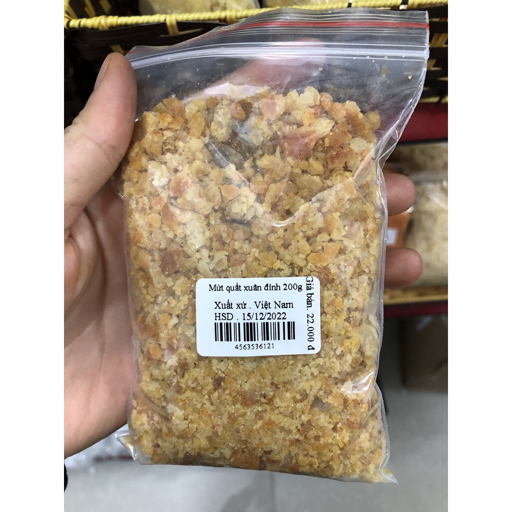 Mứt Quất Vàng xay nhỏ 100g