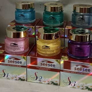 Kem trắng da se khit SeeSee hoa sen