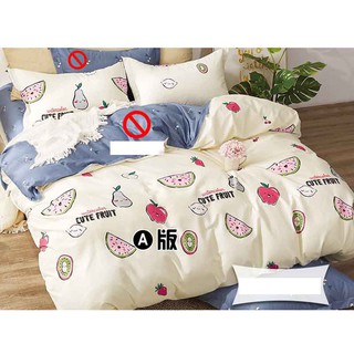 Vải may chăn ga áo gối,gối ôm khổ 2m35 hình trái cây cute fruit
