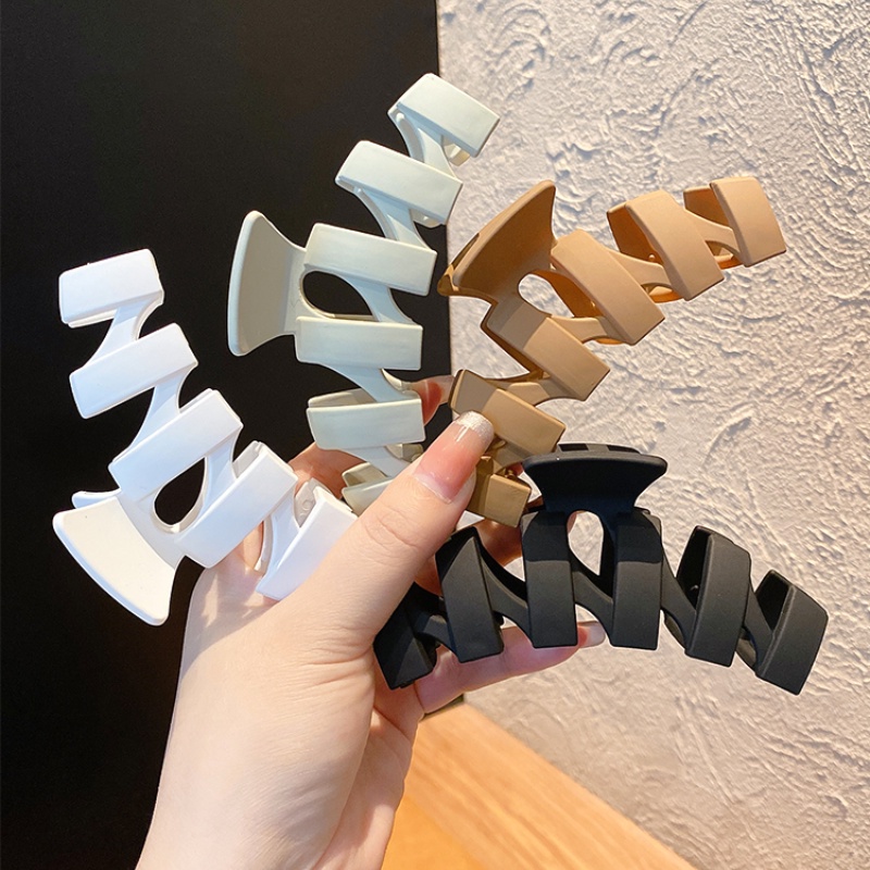 Kẹp tóc càng cua cỡ lớn phong cách Hàn Quốc thanh lịch