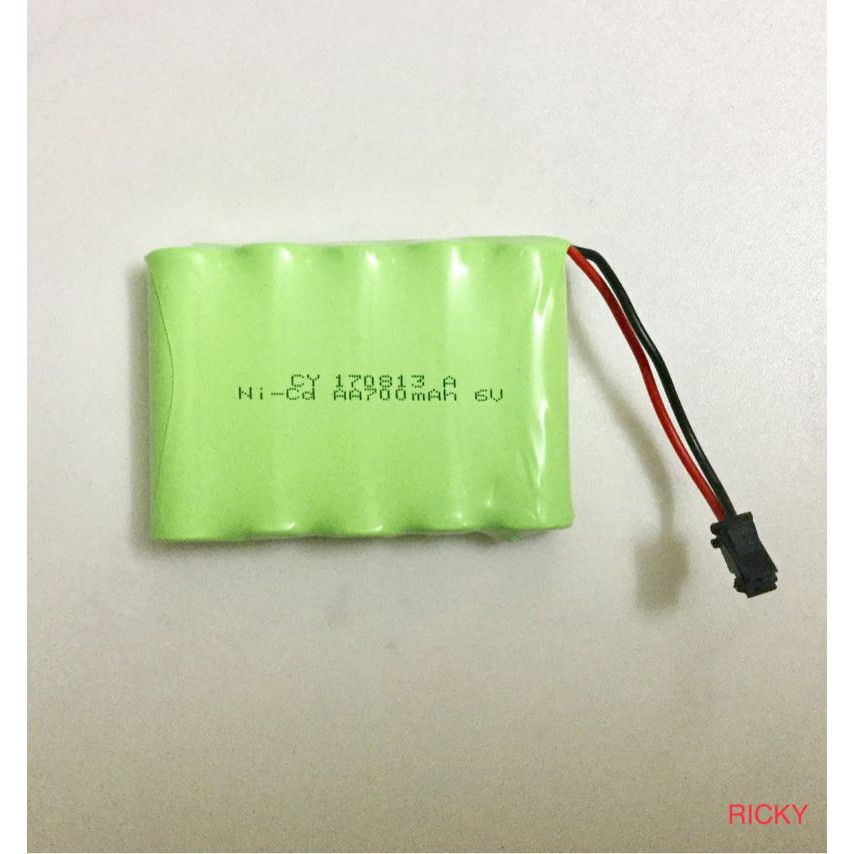 Pin sạc xe điều khiển loại 5 viên AA 6V 700mAh