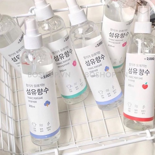 Xịt Thơm Quần Áo Fabric Perfume Hàn Quốc 250ml