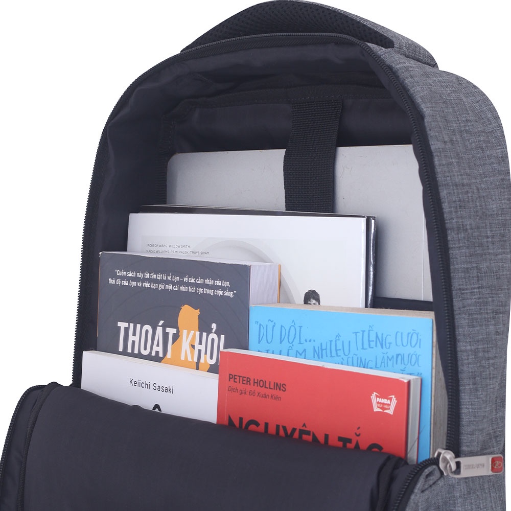 Balo học sinh nam nữ chống nước chống sốc đựng laptop 14 inch vải dù cao cấp dành cho đi học du lịch thời trang backpack