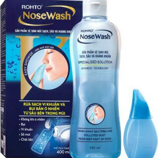 Bộ Rửa mũi ROHTO NOSEWASH 400ml