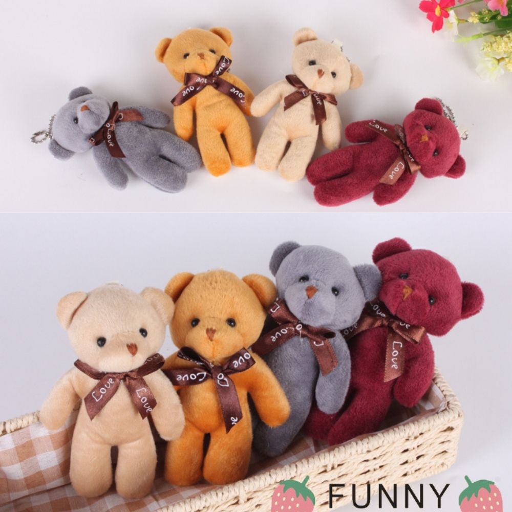 Móc Khóa Hình Gấu Teddy Dễ Thương Dùng Làm Quà Tặng Sinh Nhật